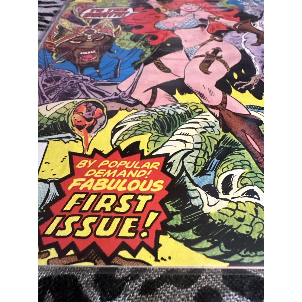 Red Sonja -Marvel Comics Newsstand Roy Thomas Frank Thorne Conan #1  JAN - 1977 - Picture 3 of 14